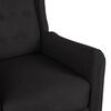 vidaXL Sill&oacute;n de masaje reclinable de tela negro