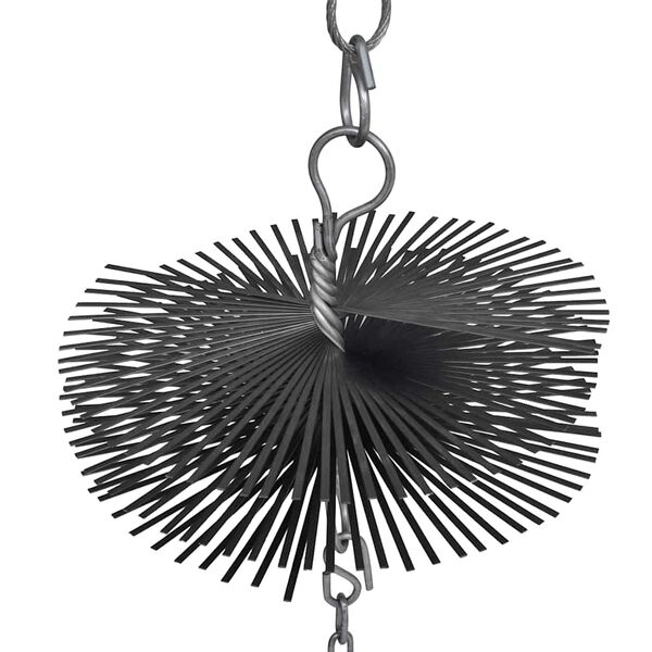 Cepillo redondo limpiador chimenea, 20 cm di&aacute;metro