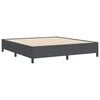 vidaXL Cama tipo Box Spring Gris oscuro 180 x 200 cm Terciopelo
