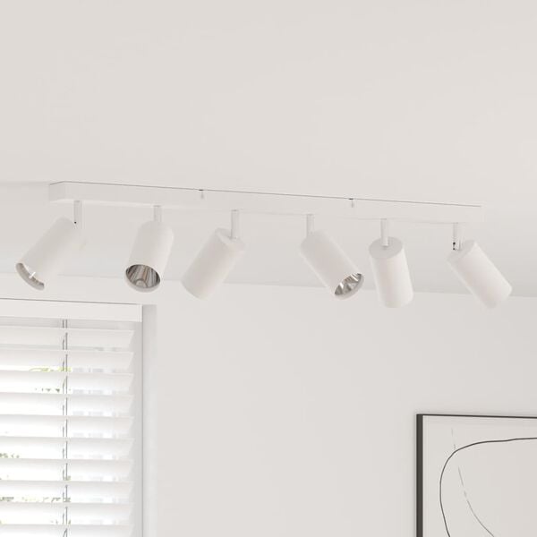 vidaXL Foco de techo con focos 73 x 6 x 16 cm Metal