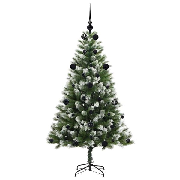 vidaXL &Aacute;rbol de Navidad Artificial Plegable con Nieve Esponjosa 150 cm