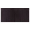 vidaXL Alfombra rectangular bamb&uacute; marr&oacute;n oscuro 100x200 cm