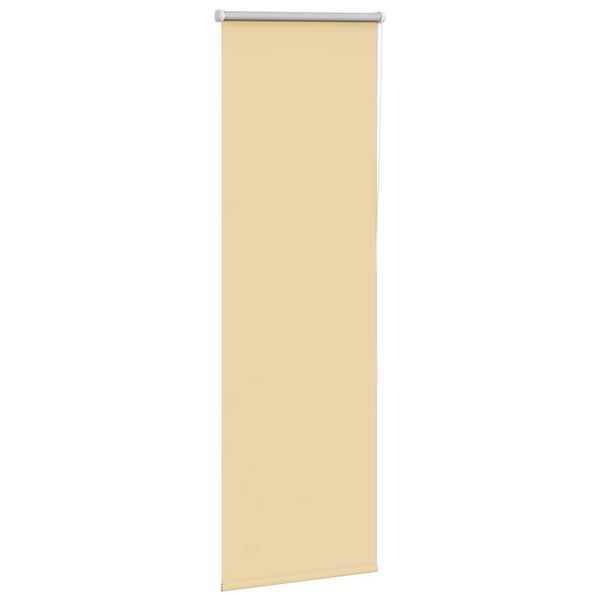 vidaXL Estor Enrollable Opaco Beige 55x130 cm Tela Ancho 50,7 cm