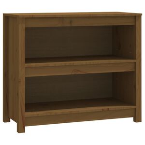 vidaXL Estanter&iacute;a madera maciza de pino marr&oacute;n miel 80x35x68 cm