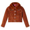 vidaXL Chaqueta infantil pana color co&ntilde;ac 116