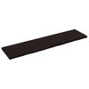 vidaXL Encimera de ba&ntilde;o madera tratada marr&oacute;n oscuro 160x40x(2-4) cm