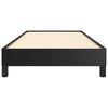 vidaXL Estructura de cama sin colch&oacute;n cuero sint&eacute;tico negro 80x200 cm
