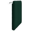 vidaXL Cabecero de cama acolchado Hanko terciopelo verde oscuro 90 cm