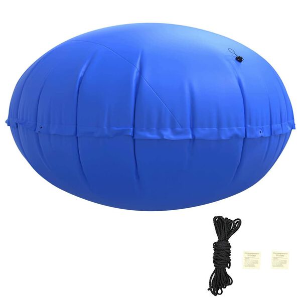 vidaXL Almohada para piscina sobre el suelo Azul &Oslash; 300 cm PVC