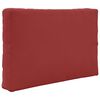 vidaXL Coj&iacute;n para sof&aacute; de exterior 3 pcs Rojo vino tinto Poli&eacute;ster