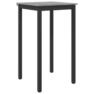 vidaXL Mesa de barra de pie Madera de ingenier&iacute;a Cuadrado