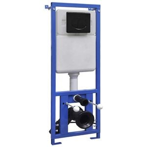 vidaXL Cisterna Empotrada para Inodoro Suspendido 11 L 41x14x(110-125) cm