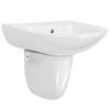 vidaXL Lavabo 52 x 45 x 49 cm Cer&aacute;mica Glaseada