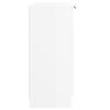 vidaXL Aparador de madera contrachapada blanco brillante 60x30x70 cm