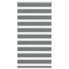 vidaXL Estor cebra gris oscuro 75x150cm tejido ancho 70,9 cm poli&eacute;ster