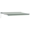vidaXL Estructura del Toldo Verde y blanco 500 x 300 cm
