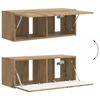 vidaXL Conjunto de mueble de TV 5 pcs Madera envejecida