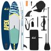 vidaXL Tabla SUP con Asiento 2-en-1 APEX 305 x 76 x 15 cm Azul para