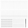 vidaXL Valla con Poste Plateado 1,5 x 50 m Acero