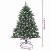 vidaXL &Aacute;rbol de Navidad artificial Verde 120 cm PVC, Pl&aacute;stico y Acero