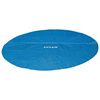 Intex Cubierta de piscina solar de polietileno azul 348 cm