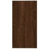 vidaXL Mesa auxiliar madera contrachapada roble marrón 50x26x50 cm