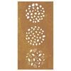 vidaXL Adorno de pared de jardín acero corten diseño de hoja 105x55 cm