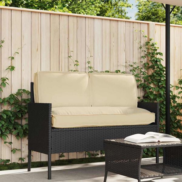 vidaXL Juego de cojines de paleta 3 pcs Beige 120 x 60 x 12 cm