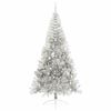 vidaXL &Aacute;rbol de Navidad Artificial Preiluminado Plateado 240 cm PET