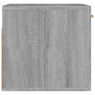 vidaXL Armario de pared madera de ingeniería gris Sonoma 80x35x36,5 cm
