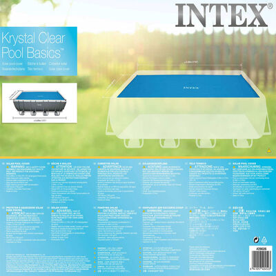Intex Cubierta solar para piscina rectangular 549x274 cm