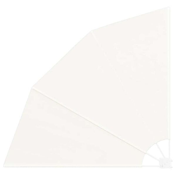 vidaXL Pantalla de Privacidad para Balcón Crema 160 x 160 cm tela