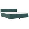 vidaXL Cama tipo Box Spring Verde oscuro 180 x 200 cm Terciopelo