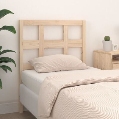 vidaXL Cabecero de cama madera maciza de pino 80,5x4x100 cm