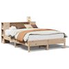 vidaXL Cama con estanter&iacute;a sin colch&oacute;n madera maciza de pino 140x200cm