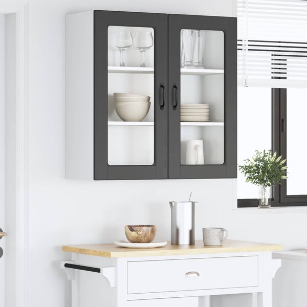 vidaXL Mueble de Cocina Negro 80 x 31 x 80 cm Madera de ingenier&iacute;a