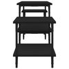 vidaXL Mueble para TV madera contrachapada negro 117x35x52 cm