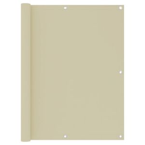 vidaXL Toldo para balc&oacute;n tela oxford crema 120x600 cm