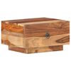 vidaXL Mesita de noche de madera maciza de acacia 40x40x25 cm