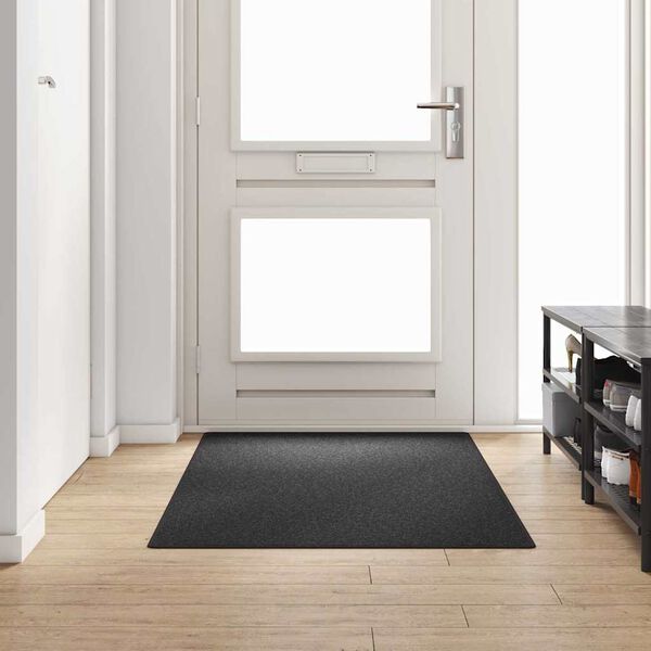 vidaXL Runner de Alfombra Gris oscuro 100 x 200 cm 100% Polipropileno
