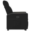 vidaXL Sill&oacute;n reclinable elevable tela negro