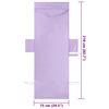 vidaXL Toallas de Reposera 2 pcs Morado 210 x 75 cm