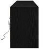 vidaXL Unidades de TV 2 pcs Roble Negro 180 x 34 x 50 cm