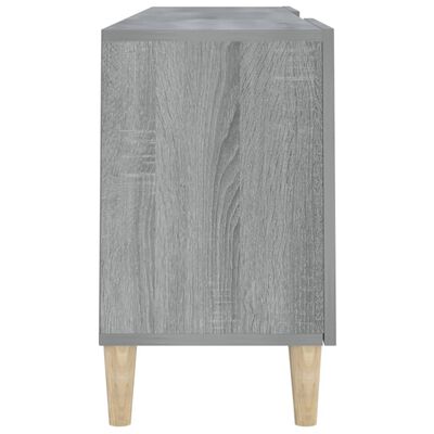 vidaXL Mueble para TV madera contrachapada gris Sonoma 150x30x50 cm