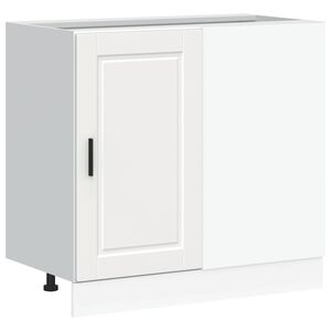vidaXL Mueble bajo de cocina Porto madera contrachapada blanca