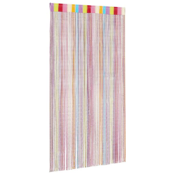 vidaXL Cortinas de tiras 2 uds multicolor 100x250 cm