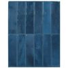 vidaXL Azulejo Rectangular 50 uds. Azul 29 x 23 x 0,08 cm
