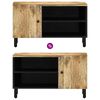 vidaXL Mueble de TV madera maciza de mango 80x31x46 cm