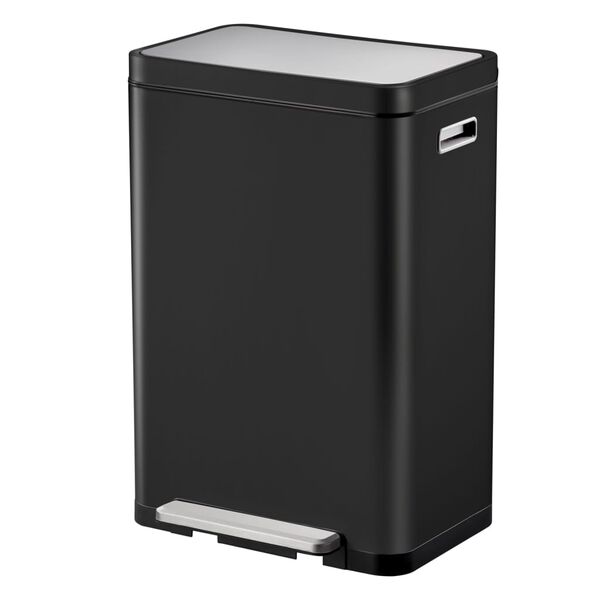 EKO Cubo de basura con pedal X-Cube 2x20 L negro