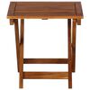 vidaXL Tumbonas 2 unidades con mesa y cojines madera maciza de acacia